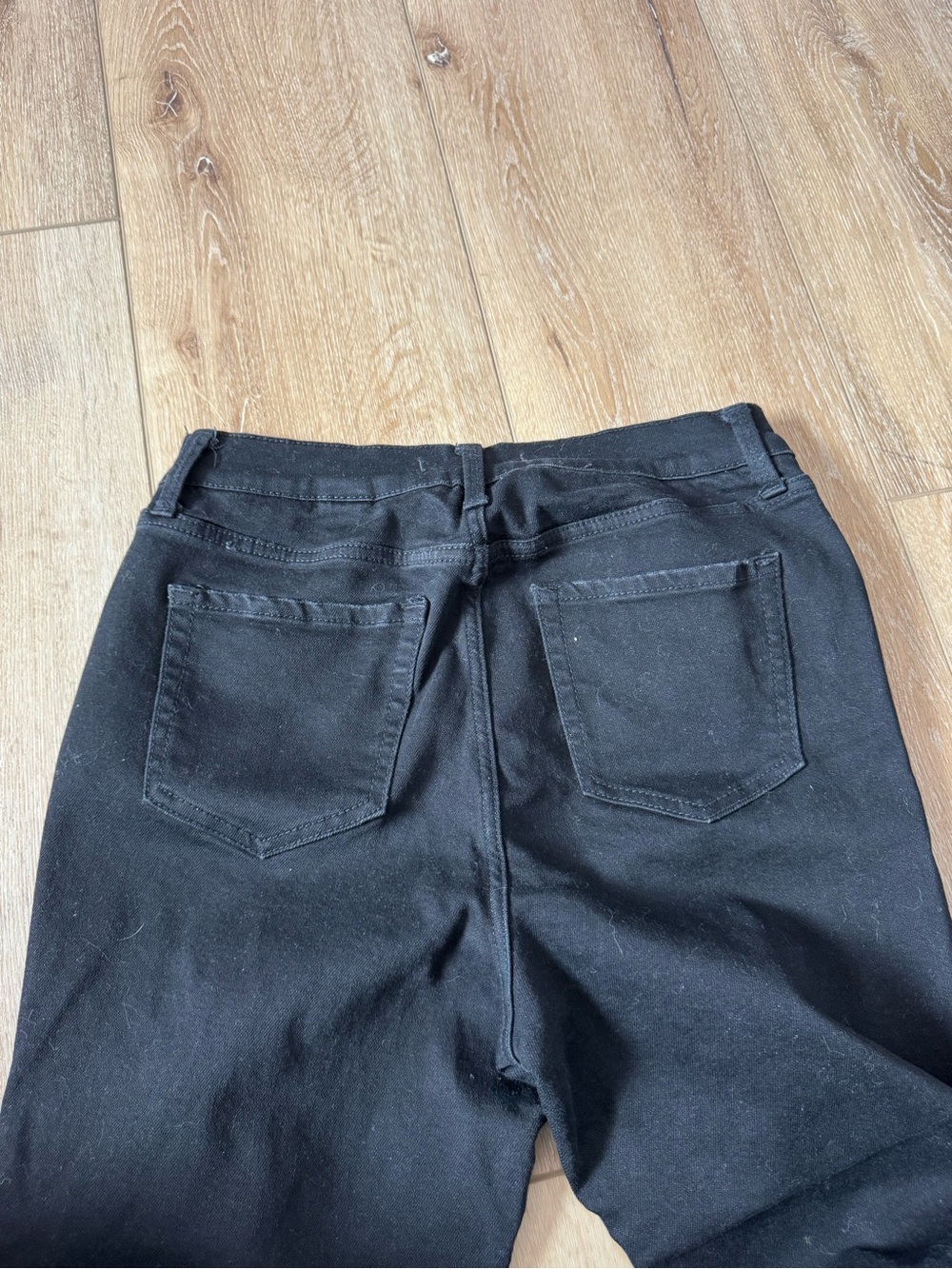 Eunina Rocky High Rise Boyfriend Black Jeans Juniors 11 Distressed Denim - Picture 8 of 8